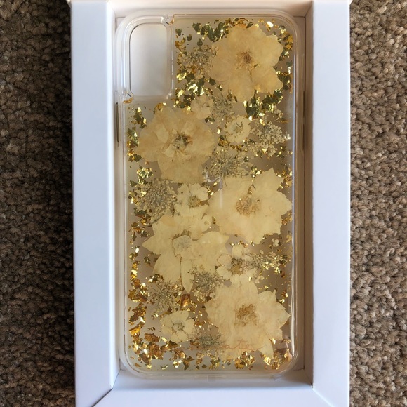 Case-mate iPhone Xs or X Pressed Flower Phone Case - Picture 2 of 4